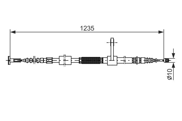 Bosch Handremkabel 1 987 477 831