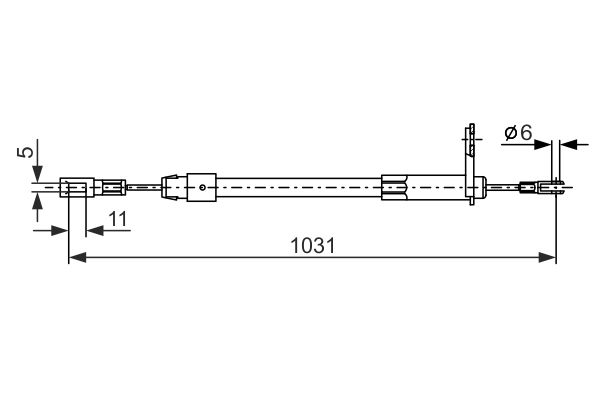 Bosch Handremkabel 1 987 477 850