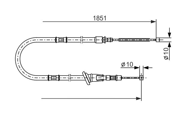 Bosch Handremkabel 1 987 477 864