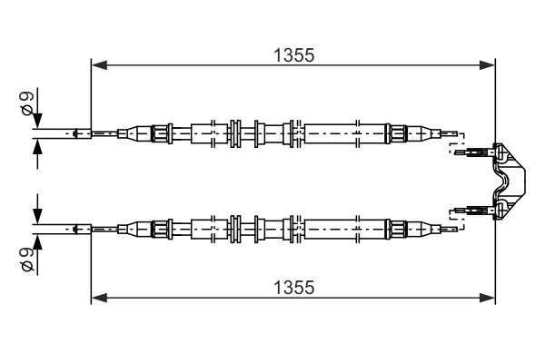 Bosch Handremkabel 1 987 477 868