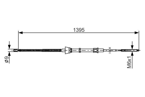 Bosch Handremkabel 1 987 477 883