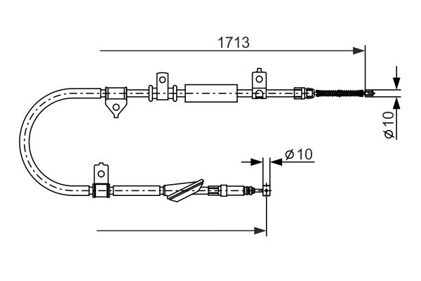 Bosch Handremkabel 1 987 477 886