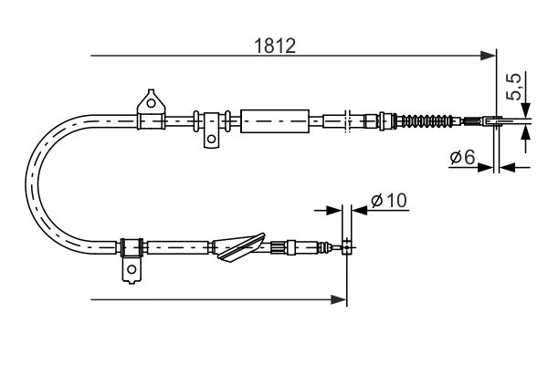 Bosch Handremkabel 1 987 477 888