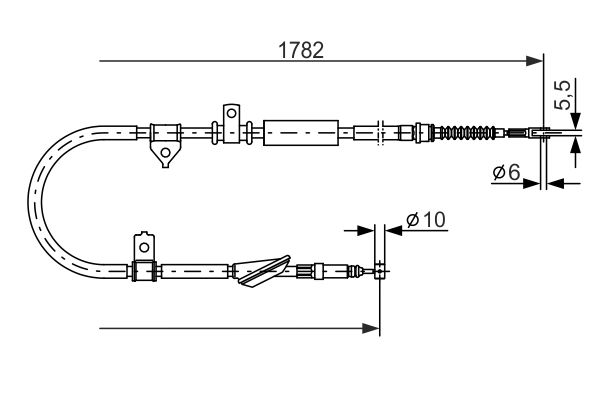 Bosch Handremkabel 1 987 477 889