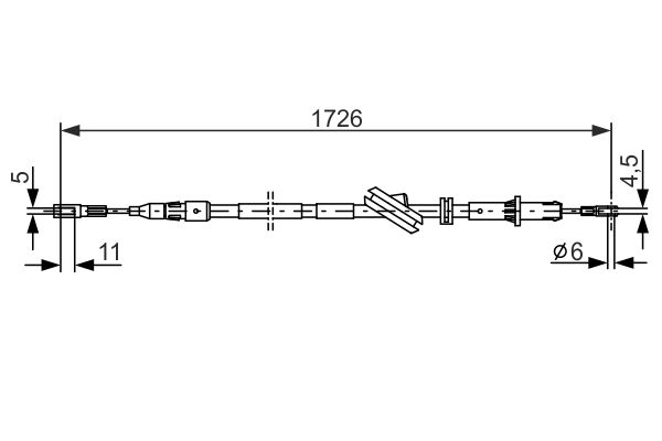 Bosch Handremkabel 1 987 477 897