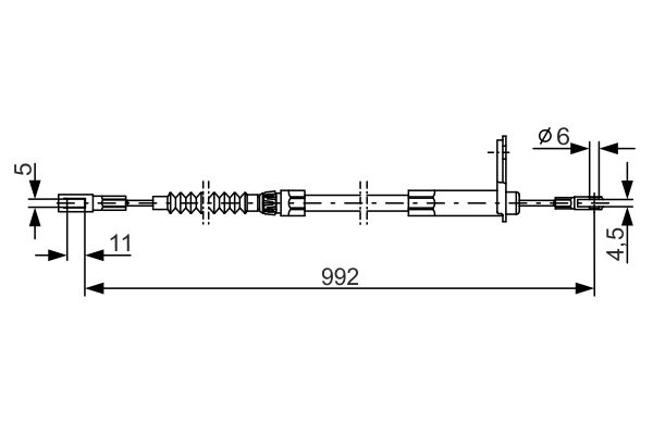 Bosch Handremkabel 1 987 477 899