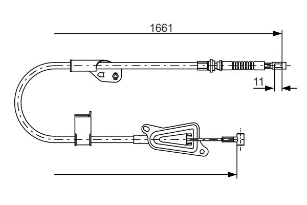 Bosch Handremkabel 1 987 477 914