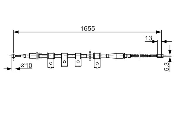 Bosch Handremkabel 1 987 477 920