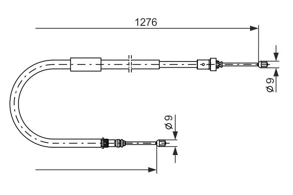 Handremkabel Bosch 1 987 477 938