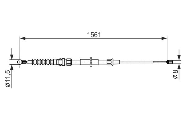 Bosch Handremkabel 1 987 477 942