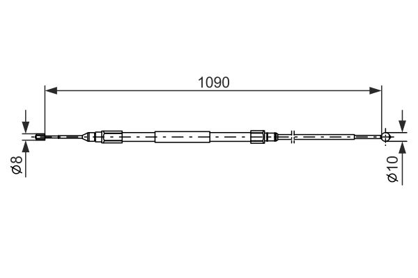 Handremkabel Bosch 1 987 477 949