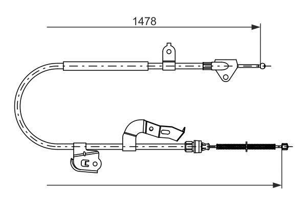 Bosch Handremkabel 1 987 477 951