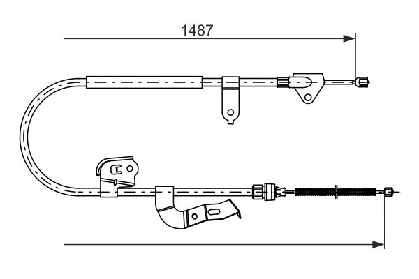 Bosch Handremkabel 1 987 477 952