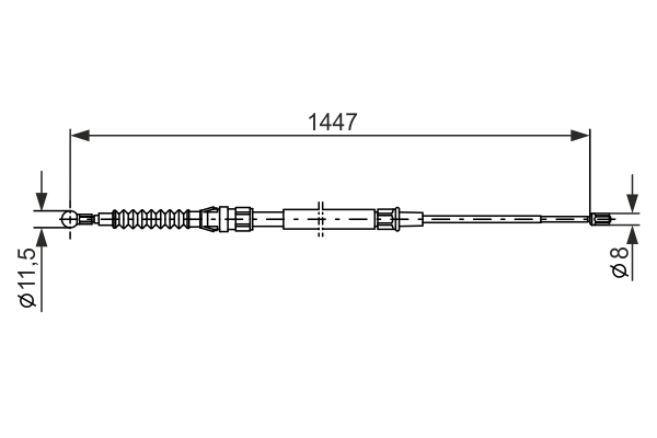 Bosch Handremkabel 1 987 477 958