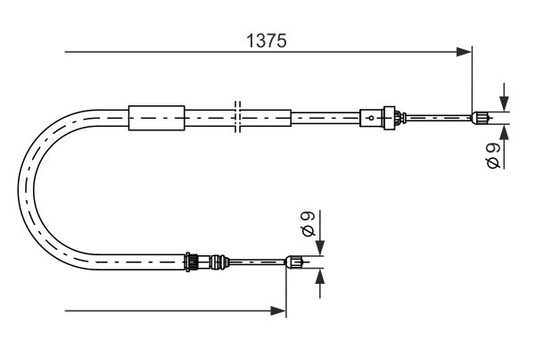 Bosch Handremkabel 1 987 477 967