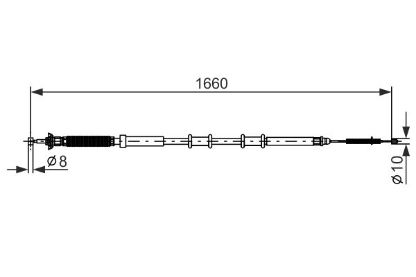 Handremkabel Bosch 1 987 477 973