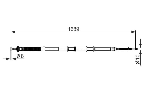 Bosch Handremkabel 1 987 477 975