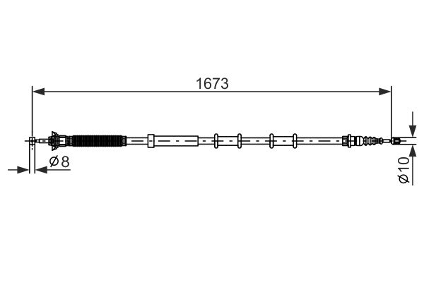 Bosch Handremkabel 1 987 477 977