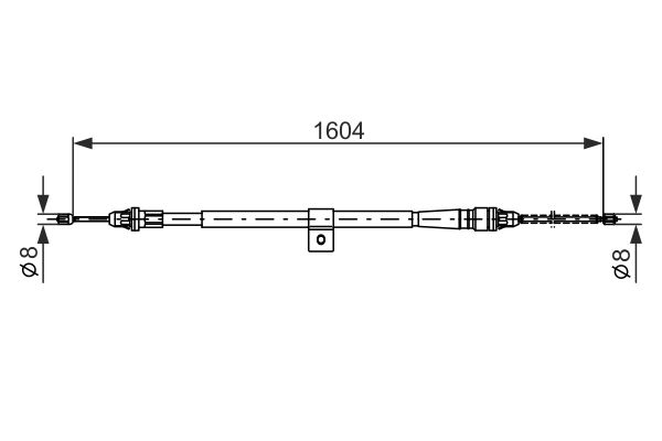 Bosch Handremkabel 1 987 477 980