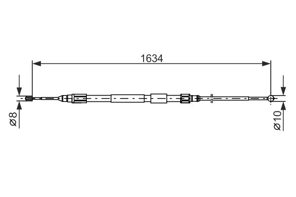 Bosch Handremkabel 1 987 477 988