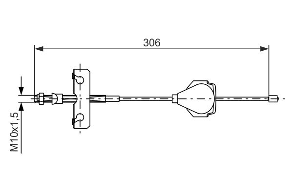 Handremkabel Bosch 1 987 477 990