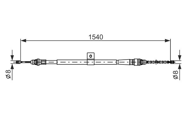 Bosch Handremkabel 1 987 477 992