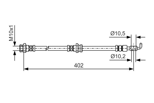 Remslang Bosch 1 987 481 A46