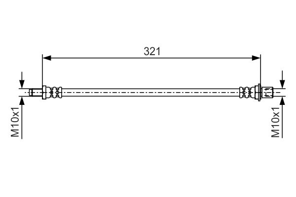 Remslang Bosch 1 987 481 A62