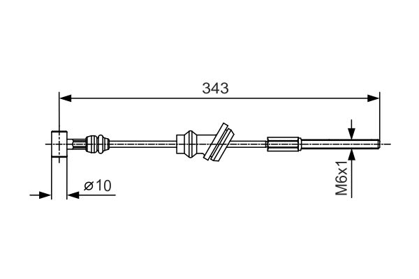 Handremkabel Bosch 1 987 482 020