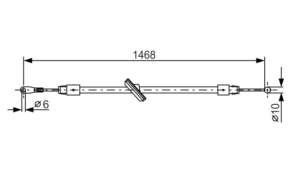 Handremkabel Bosch 1 987 482 027