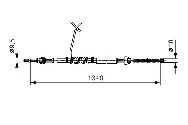 Handremkabel Bosch 1 987 482 035