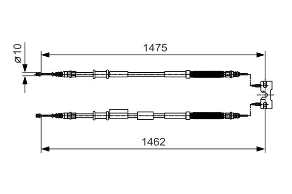 Handremkabel Bosch 1 987 482 039