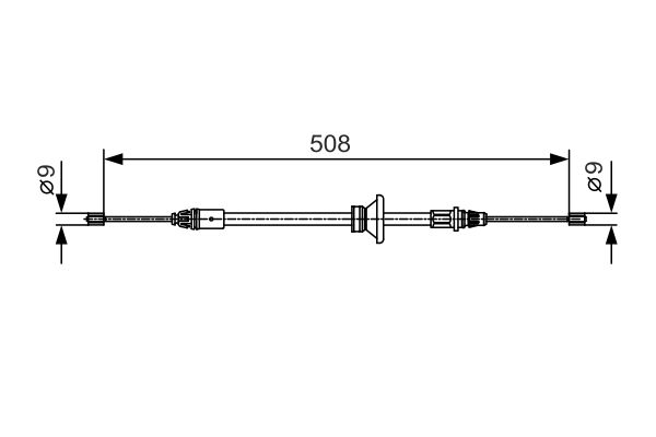 Handremkabel Bosch 1 987 482 042