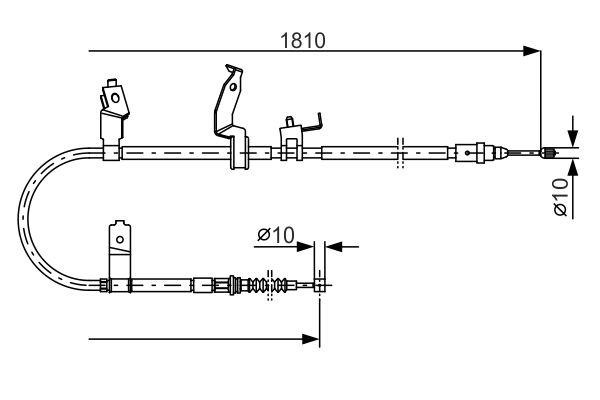 Handremkabel Bosch 1 987 482 052