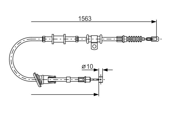 Handremkabel Bosch 1 987 482 064