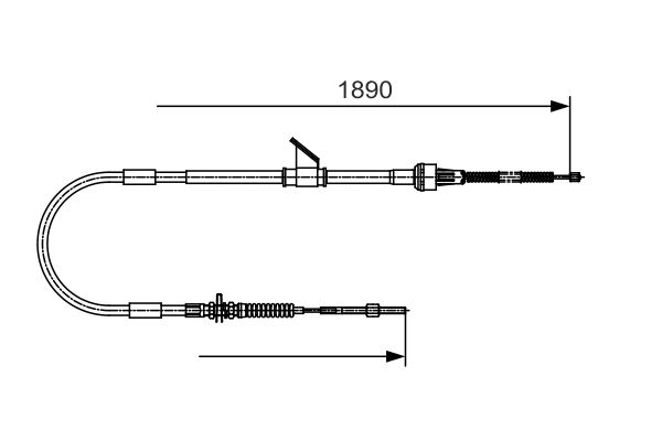 Handremkabel Bosch 1 987 482 066