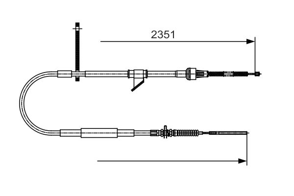 Handremkabel Bosch 1 987 482 067