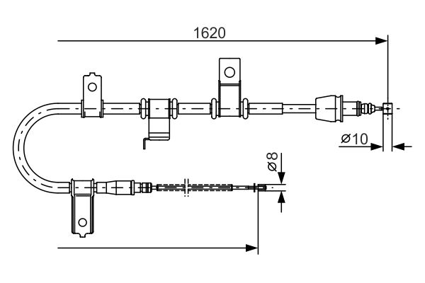 Handremkabel Bosch 1 987 482 071