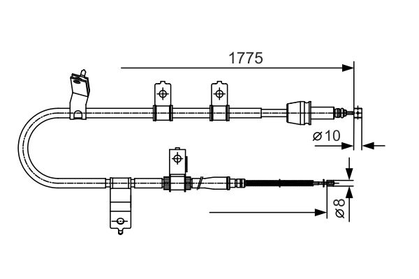 Handremkabel Bosch 1 987 482 077