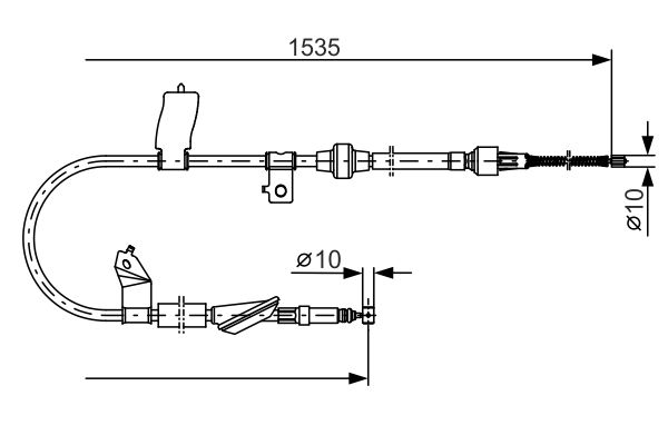 Handremkabel Bosch 1 987 482 085