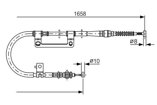 Handremkabel Bosch 1 987 482 100