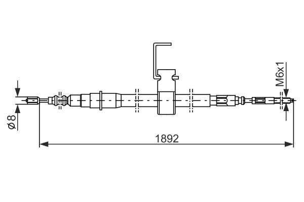 Handremkabel Bosch 1 987 482 106