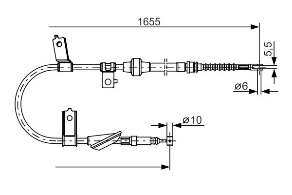 Handremkabel Bosch 1 987 482 119