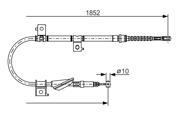 Handremkabel Bosch 1 987 482 175
