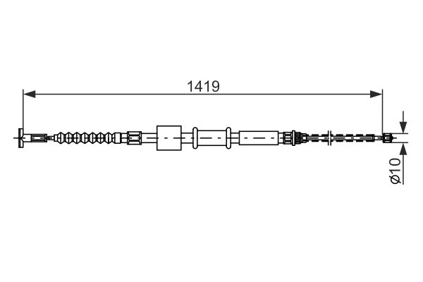 Handremkabel Bosch 1 987 482 178