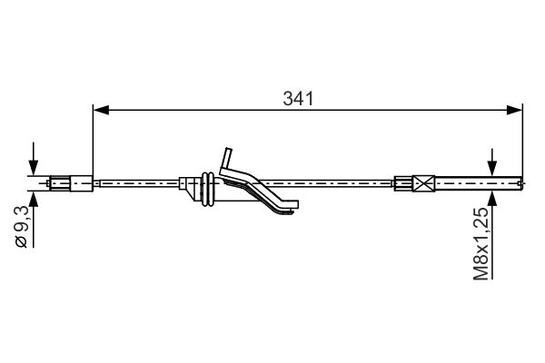 Handremkabel Bosch 1 987 482 188