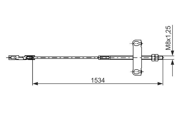 Handremkabel Bosch 1 987 482 195