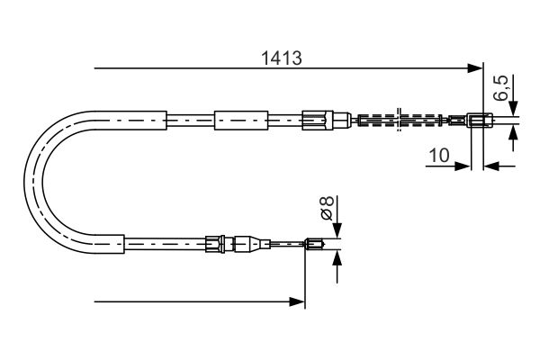 Handremkabel Bosch 1 987 482 217