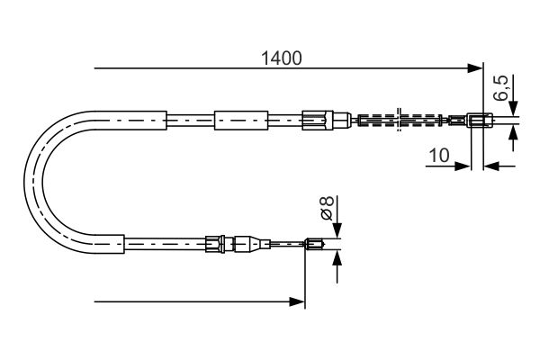 Handremkabel Bosch 1 987 482 218