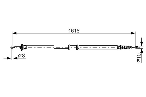 Handremkabel Bosch 1 987 482 238